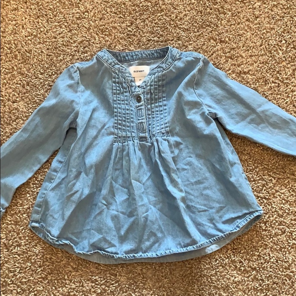 Denim blouse